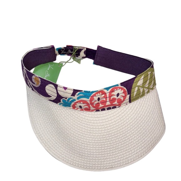 NEW WITH TAGS Vers Bradley Plum crazy straw visor hat - Picture 5 of 5